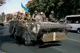 En 2014 à Marioupol.