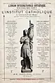 Jeanne d'Arc au sacre. Couverture d'un bulletin publicitaire (catalogue), octobre 1904.