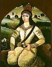 Peintre inconnu – portrait de Shah Dervish Noureli, XIXe siècle