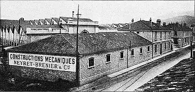 Usine Neyret-Brenier, en 1904