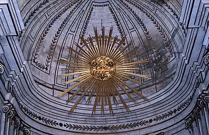 Dans l'église Saint-Étienne d'Uzès (XVIIIe siècle).