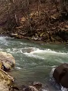 La rivière Ouj près du village de Sil.