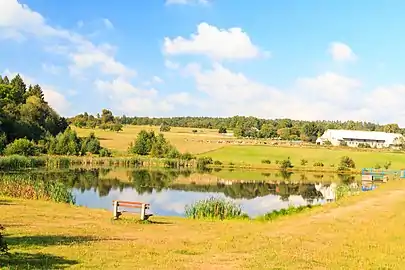Étang à Včelákov.
