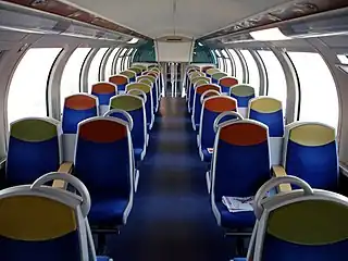 Salle haute d'une VB 2N rénovée.