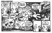 Bande dessinée incitant à ne pas se reproduire pour préserver l'environnement