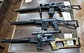 Le SR-3M (en haut), l'AS Val (au milieu) et le VSS Vintorez (en bas)