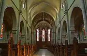 L'intérieur de l'église Saint-Joseph.