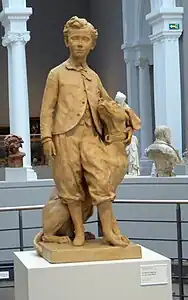 Jean-Baptiste Carpeaux, Le Prince Impérial et son chien Néro, 1865