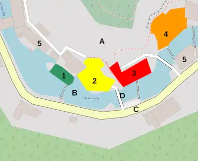 Plan d'une partie de la vallée des Usines.