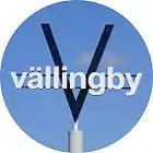V-symbolen i Vällingby centrum.