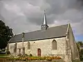 Chapelle du RohicInscription datée de 1466 et sablières