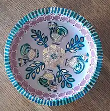 Maîtrise de Nimy - vase, œuvre de Fernande Massart