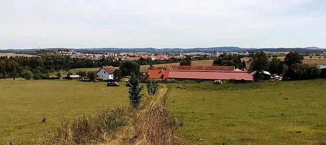 Velké Hydčice : vue générale.