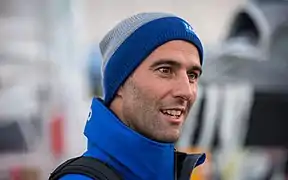 Armel Le Cléac'h, au départ du Vendée Globe 2016-2017.