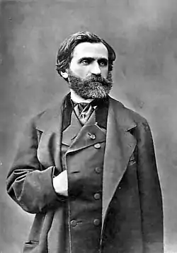Verdi avec la Légion d'honneur, à l'époque d'Un ballo in maschera (1859)