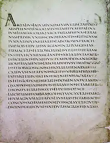 Virgile, Géorgiques (Vergilius Augusteus), 141ff, capitale romaine et scriptio continua