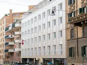 Vue de la mission diplomatique