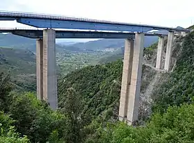 Le viaduc Rago.