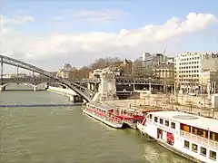 Rampe d'accès Nord du viaduc.
