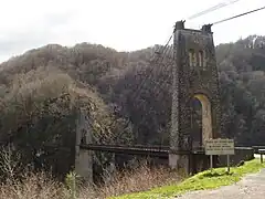 Le viaduc des Rochers Noirs côté Lapleau.