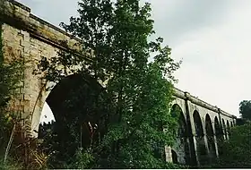 Le viaduc de St Julien de Cassagnas sur l'Auzonnet
