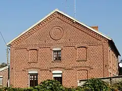 Le pignon de cette habitation.