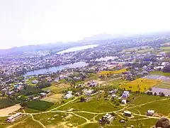 Vue depuis le fort de la Reine.