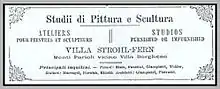 Villa Strohl-Fern Studii di Pittura e Scultura