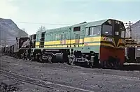 La Macosa–General Motors no 1001 à Villablino peu après sa mise en service.