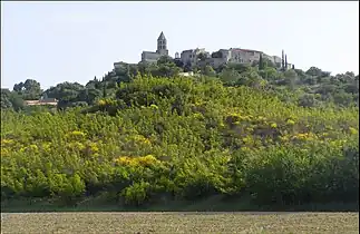 Vue générale sur le village.