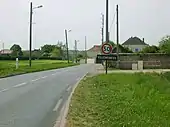 Photographie représentant l'entrée du lieu-dit Villemeneux