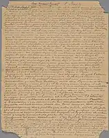 Vincent van Gogh: Lettre de remerciement à Albert Aurier, 8 ou 9 février 1890.