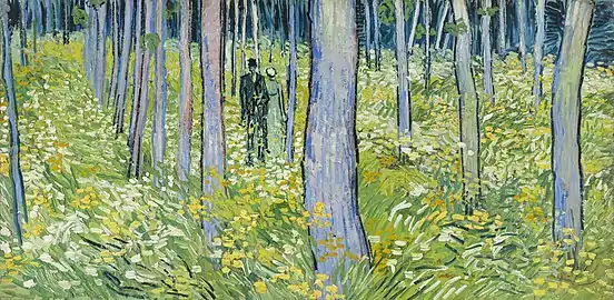 Vincent van Gogh,Sous-bois (1890)