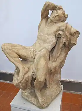 Copie du Faune Barberini (1799) par Vincenzo Pacetti (en), Berlin, Bode-Museum.