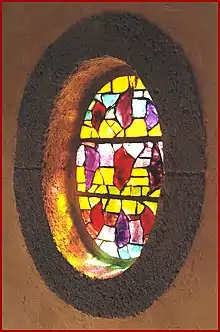 Vitrail en dalle de verre