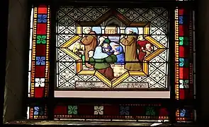 « Moines apportant la châsse de Saint Leufroy à l'abbaye de Saint-Germain-des-Prés ».