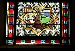 « Saint Leufroy en prière ».