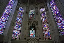 Les vitraux, en 2010.