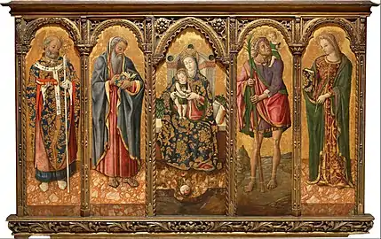 Polyptyque du musée Pushkin, Moscou.