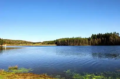 Le réservoir de Tatrovice.
