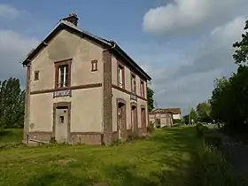 L'ancienne gare et la Voie Verte.