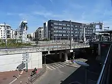 Les voies 1 à 6vues vers Eaubonne.