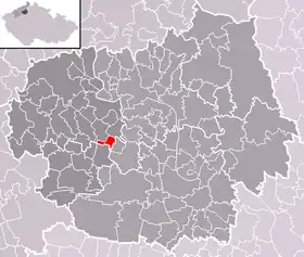 Localisation de Vrbičany