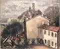 Vue de Saint-Paul-de-Vence, 1934, huile sur toile, 54 × 65 cm, musée Villa La Fleur, Pologne.