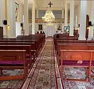 Intérieur de l’Église Saint Georges de Tibnine.