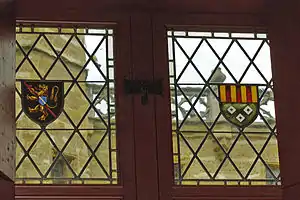 Armes de Jean Ier de Glymes et de son épouse, Jeanne de Boutersem