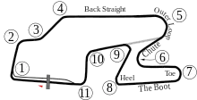 Plan du circuit 1970-1980