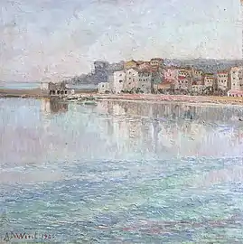 Weerspiegelingen op de zee bij Menton (Côte d’Azur), 1926, collection Musée des Beaux-Arts de Gand