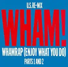 Pochette d'un disque avec des caractères rouges et blancs sur un fond bleu.