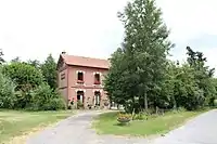 L'ancienne gare de Wiège transformée en habitation.